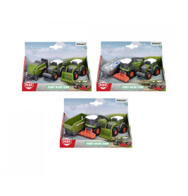Dickie Toys Fendt Micro Team (203732001) – Bauernhof Fahrzeuge sortiert | Original Lizenz, 9cm ab 3J
