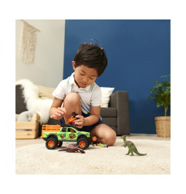 Dickie Toys Ford Raptor Dino Hunter Spielset – Licht, Sound & 3 Dinos