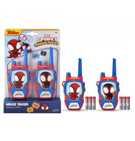 Dickie Toys Spidey Walkie Talkie Set | KinderFunkgerät 100m Reichweite | Spiderman & Miles Morales Lizenz