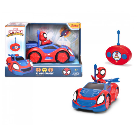 Dickie Toys RC Spidey Web Crawler – Ferngesteuertes Spidey Fahrzeug ab 3 Jahren