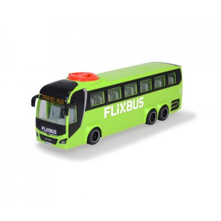 Dickie Toys MAN Lion's Coach FlixBus – Spielzeugbus mit echten Funktionen
