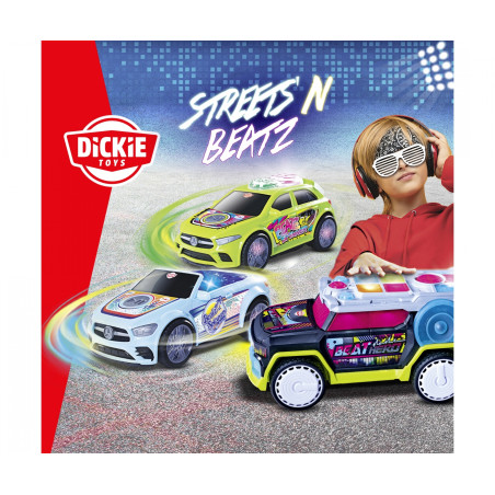 Dickie Toys Speed Tronic Spielzeugauto mit Friktion, Licht & Sound – 20cm