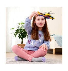 Dickie Toys Airbus H160 Rescue Helicopter – Spielzeug Rettungshelikopter mit Aufziehpropeller