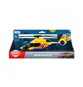 Dickie Toys Airbus H160 Rescue Helicopter – Spielzeug Rettungshelikopter mit Aufziehpropeller