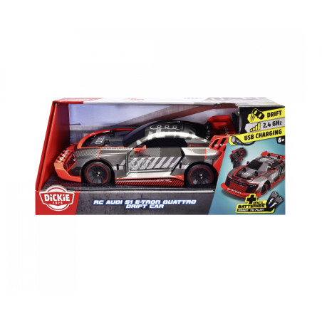Dickie Toys RC Audi S1 E-Tron Quattro Drift Car 1:16 RTR – Allrad | Ready to Run