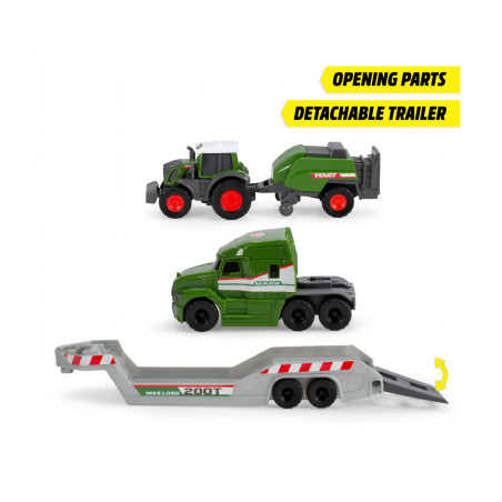 Dickie Toys Fendt Micro Farm Truck | Spielzeug LKW für kleine Bauernhof-Fans | Kinder Trecker (4006333085888)
