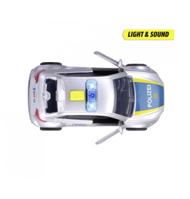 Dickie Toys Audi RS3 Polizeiauto mit Blaulicht & Sound – 1:32 Spielzeugauto ab 3 Jahre