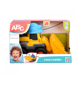 ABC Lucy Loader Volvo Radlader für Kinder | Bewegliche Schaufel & Quietsche | Ab 12 Monate