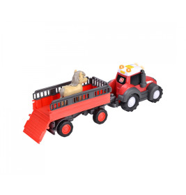 ABC Massey Ferguson Traktor mit Anhänger & Pferd – Licht & Sound für Kinder ab 1 Jahr