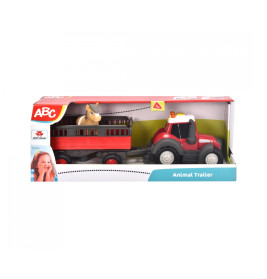 ABC Massey Ferguson Traktor mit Anhänger & Pferd – Licht & Sound für Kinder ab 1 Jahr