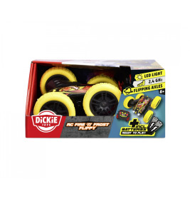 Dickie Toys RC Fire 'n Frost Flippy – Stuntauto mit 360° Flips & Licht | Bis 8 km/h | Ab 6 Jahren