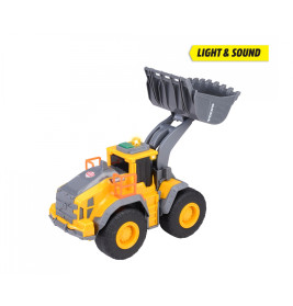 Dickie Toys Volvo Radlader Baustellenfahrzeug | Licht & Sound