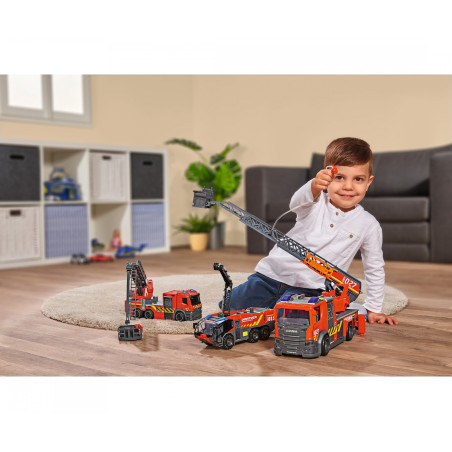 Dickie Toys Feuerwehr Drehleiter – Ausfahrbar & Realistisch – Ab 3 Jahren