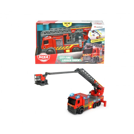 Dickie Toys Feuerwehr Drehleiter – Ausfahrbar & Realistisch – Ab 3 Jahren