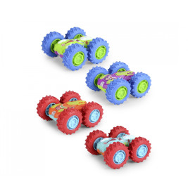 Dickie Toys Monster Flippy Auto – Flipt & dreht 180° bei Hindernissen – 4-fach sortiert (ab 3 J.)