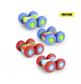 Dickie Toys Monster Flippy Auto – Flipt & dreht 180° bei Hindernissen – 4-fach sortiert (ab 3 J.)