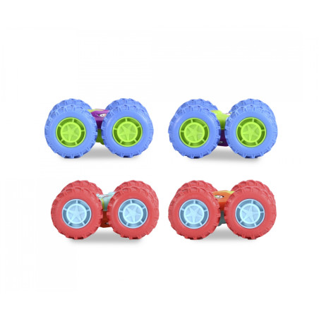 Dickie Toys Monster Flippy Auto – Flipt & dreht 180° bei Hindernissen – 4-fach sortiert (ab 3 J.)