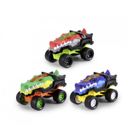 Simba Dickie Toys Metal Monster Gator – 3 sort. Krokodil-Monstertrucks mit Rückziehmotor | Ab 3 Jahre