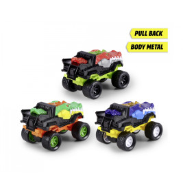 Simba Dickie Toys Metal Monster Gator – 3 sort. Krokodil-Monstertrucks mit Rückziehmotor | Ab 3 Jahre