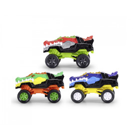Simba Dickie Toys Metal Monster Gator – 3 sort. Krokodil-Monstertrucks mit Rückziehmotor | Ab 3 Jahre