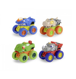 Dickie Toys Monster Squad Monstertruck: Freilauf, Licht & Sound (sortiert) für Kinder ab 3 J.