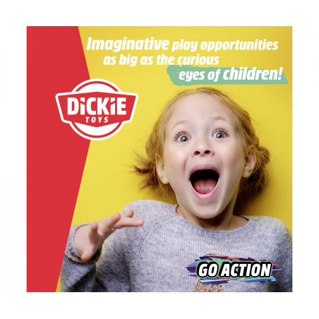 Dickie Toys Monster Squad Monstertruck: Freilauf, Licht & Sound (sortiert) für Kinder ab 3 J.