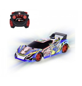 Dickie Toys RC Laser Samurai – Ready to Race! | 22cm Ferngesteuertes Auto mit Licht & Sound | 10 km/h