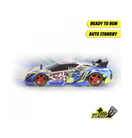 Dickie Toys RC Laser Samurai – Ready to Race! | 22cm Ferngesteuertes Auto mit Licht & Sound | 10 km/h