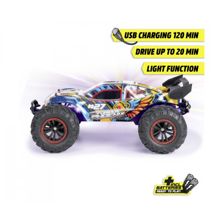 Dickie Toys RC Furious Phoenix – Ferngesteuertes Auto 40cm mit Licht & 12 km/h