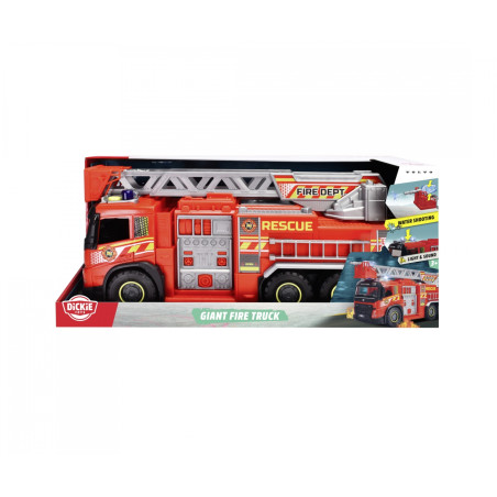 Dickie Toys Volvo FMX Giant Feuerwehrauto – 57cm mit Wasserspritzfunktion & Blaulicht