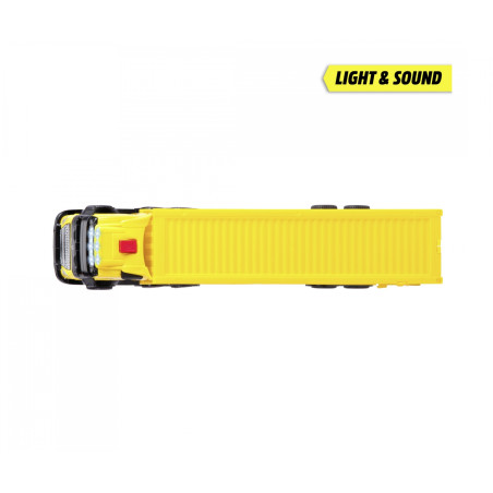Dickie Toys Volvo FH16 DHL Truck | Licht & Sound | Gabelstapler | 35 cm