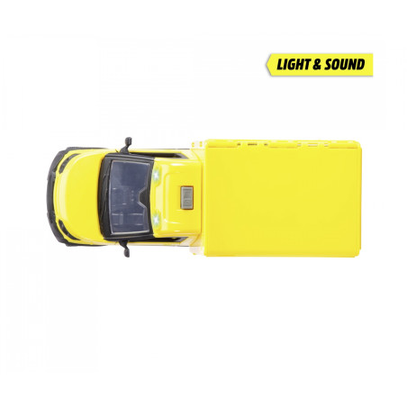 Dickie Toys DHL Delivery Set – Paketfahrzeug, Packstation & Zubehör – Ab 3 Jahren