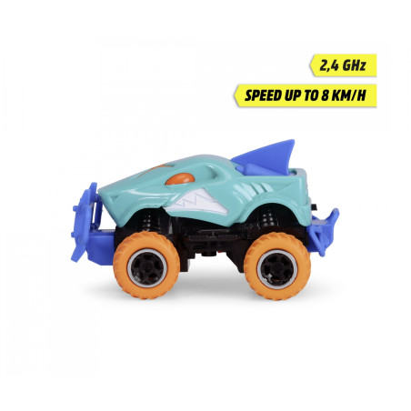 Dickie Toys RC Monster Shark – Ferngesteuerter Monstertruck, RTR