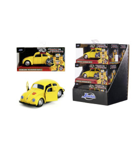 Jada Transformers Bumblebee VW Beetle | Modellauto zum Sammeln & Spielen | Authentische Details