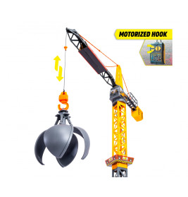 Dickie Toys Mighty Crane RC Spielzeugkran 110cm - 360° drehbar, Greifarm