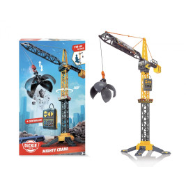 Dickie Toys Mighty Crane RC Spielzeugkran 110cm - 360° drehbar, Greifarm