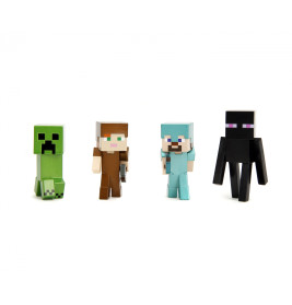 Jada Minecraft Sammelfiguren Welle 3 – Metall Die-Cast 6,5cm | Alex, Steve, Creeper, Enderman