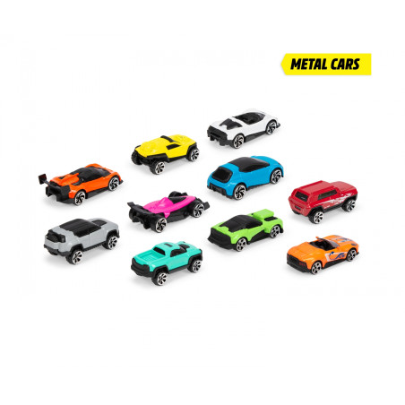 Dickie Toys Die-Cast Fahrzeuge 10er Set für Kinder ab 3 Jahren – Spielzeugautos