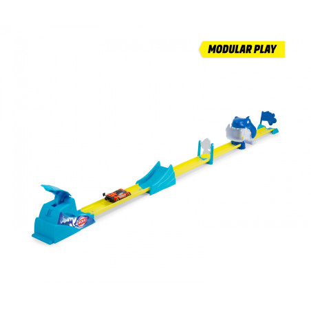 Dickie Toys Shark Launcher Track Set – Actionreiche Rennstrecke mit Haifisch für Kids!
