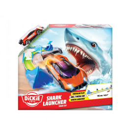 Dickie Toys Shark Launcher Track Set – Actionreiche Rennstrecke mit Haifisch für Kids!