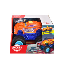 Dickie Toys Beat Crusher Monstertruck 1:16 – Orange/Lila – Spielzeug