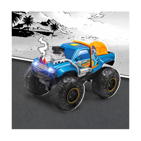 Dickie Toys Wave Runner RC Monstertruck 1:16 mit Wasserdampf & Licht