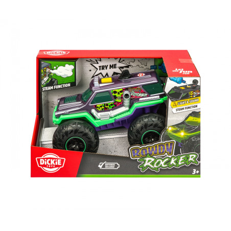 Dickie Toys Rowdy Rocker Monstertruck 1:16 Grün – Für Kinder ab 6 Jahren