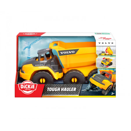 Dickie Toys Volvo Tough Hauler Spielzeug-Muldenkipper – Licht, Sound & Bewegung (4006333094149)