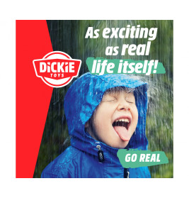 Dickie Toys Volvo Tough Loader – Detailgetreuer Baustellenlader für Kinder ab 3 Jahren