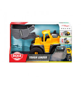 Dickie Toys Volvo Tough Loader – Detailgetreuer Baustellenlader für Kinder ab 3 Jahren
