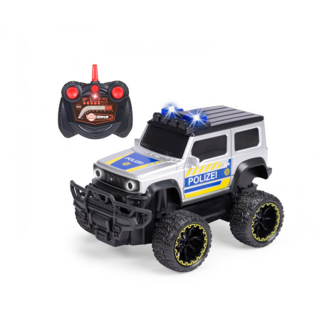 Dickie Toys RC Suzuki Jimny Police 1:16 – Ferngesteuertes Polizeiauto mit Licht & Sound