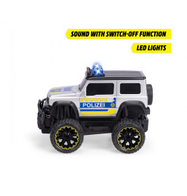 Dickie Toys RC Suzuki Jimny Police 1:16 – Ferngesteuertes Polizeiauto mit Licht & Sound
