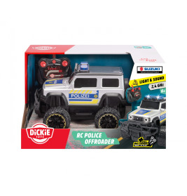 Dickie Toys RC Suzuki Jimny Police 1:16 – Ferngesteuertes Polizeiauto mit Licht & Sound