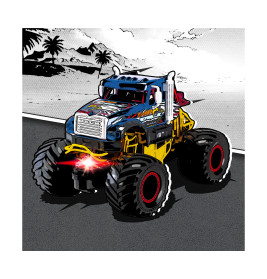Dickie Toys Sharp Eagle RC Monstertruck – Ferngesteuertes Auto ab 6 Jahren